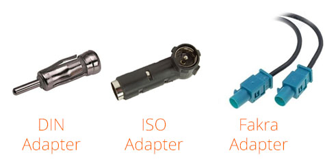 ISO car stereo wiring harness adaptor connectors
